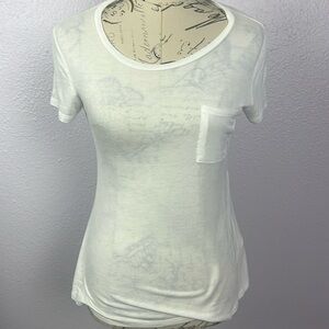 White Basic Layering Tee